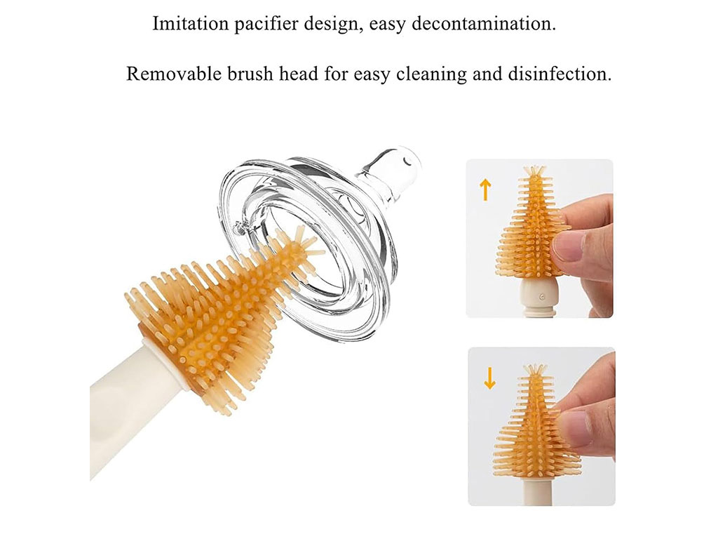 شیشه شور سیلیکونی قاب دار کارتابل لوازم نوزاد و کودک