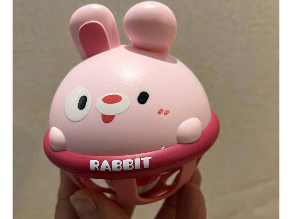 توپ جغجغه ای حسی طرح حیوانات