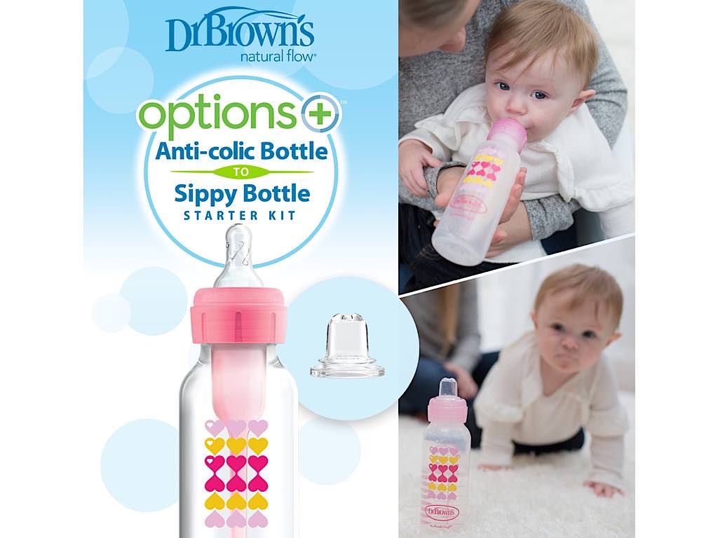 شیشه شیر و آبمیوه خوری  آنتی کولیک 250 میلی لیتر  دکتر براون DR BROWNS