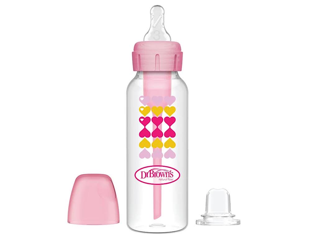 شیشه شیر و آبمیوه خوری  آنتی کولیک 250 میلی لیتر  دکتر براون DR BROWNS