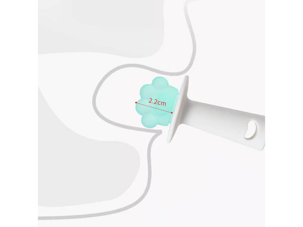 دندانگیر سیلیکونی دو عددی نوزادی قابدار طرح تدی