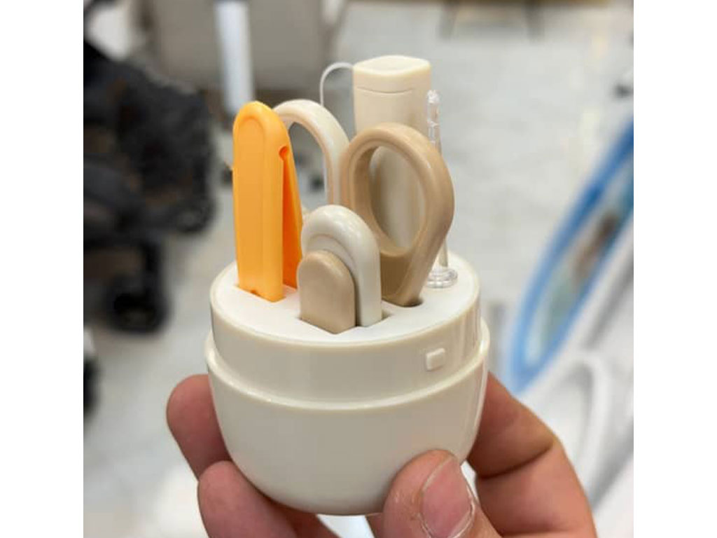 ست ناخن گیر نوزادی کاپ دار تخم مرغی طرح تاج