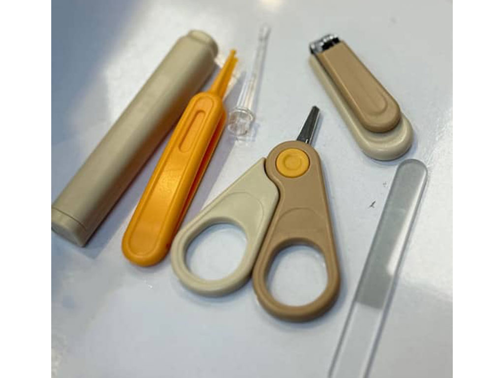 ست ناخن گیر نوزادی کاپ دار تخم مرغی طرح تاج