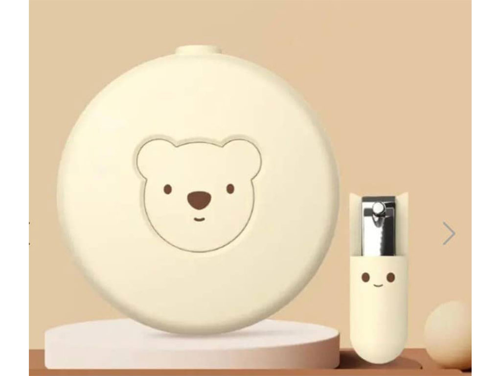 ست سوهان برقی و ناخن گیر نوزاد و کودک طرح تدی