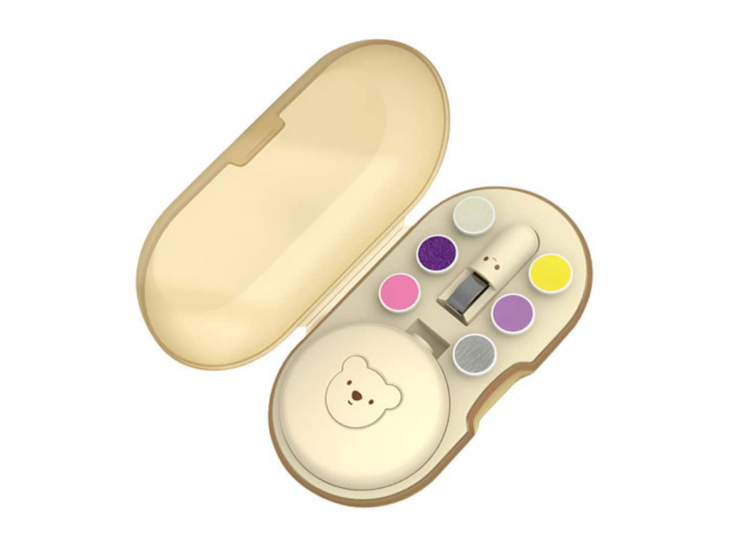 ست سوهان برقی و ناخن گیر نوزاد و کودک طرح تدی