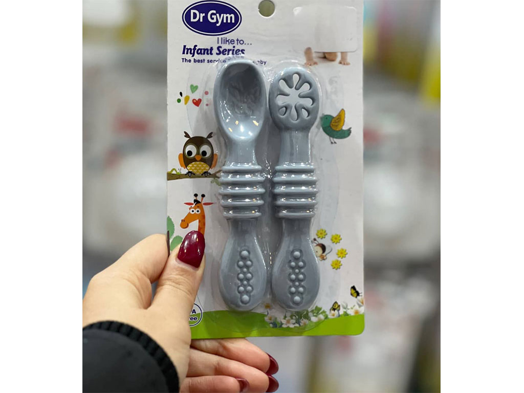 قاشق سیلیکونی 2 عددی پری اسپون