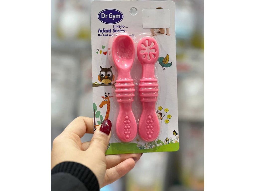 قاشق سیلیکونی 2 عددی پری اسپون