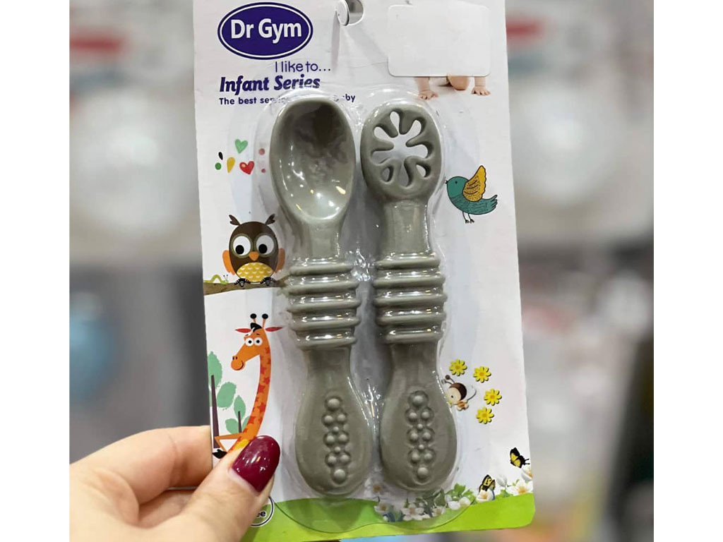 قاشق سیلیکونی 2 عددی پری اسپون