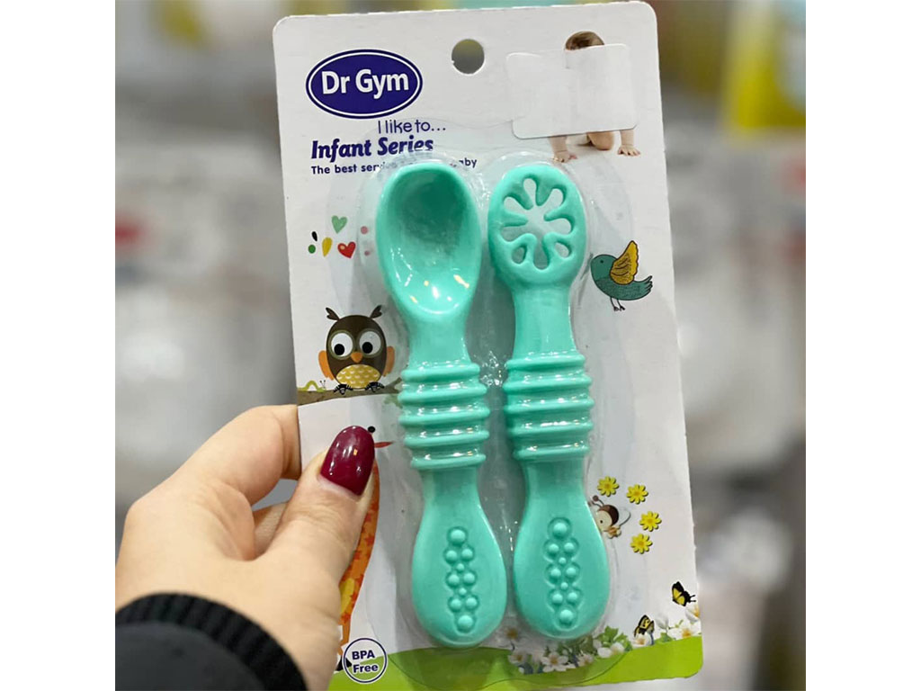 قاشق سیلیکونی 2 عددی پری اسپون