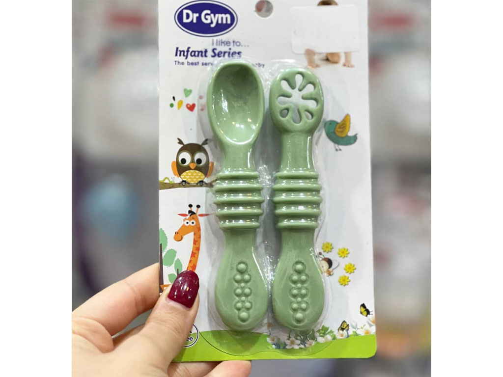 قاشق سیلیکونی 2 عددی پری اسپون