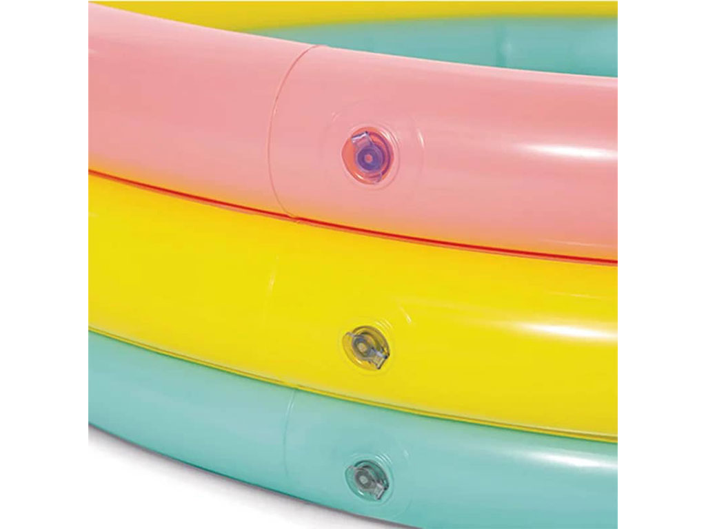 استخر بادی کودک سه رنگ اینتکس intex در اندازه 25*114 سانتی متر