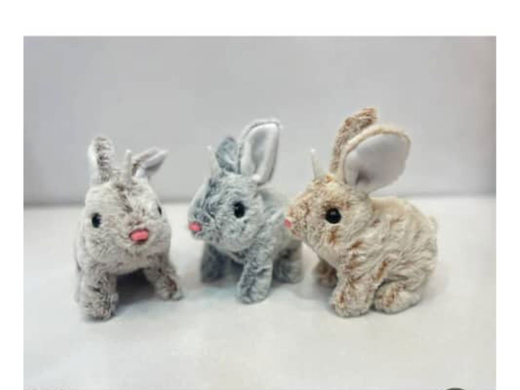 عروسک خرگوش تک شاخ راه رونده صدا دار