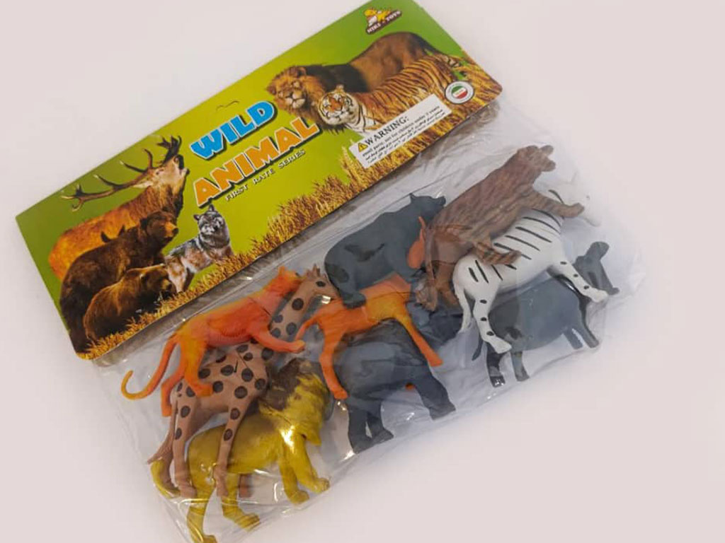 فیگور حیوانات وحشی 9 عددی