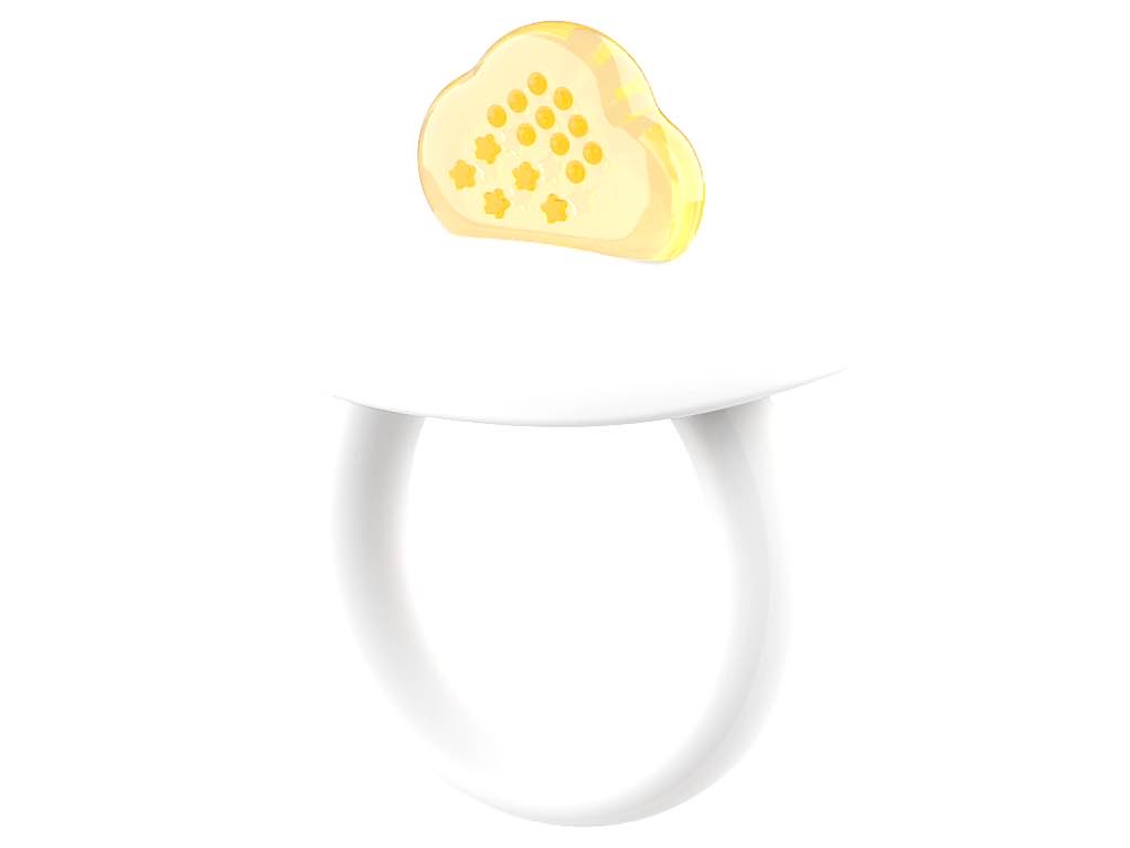 دندانگیر سیلیکونی پستانکی دو عددی نوزادی قابدار