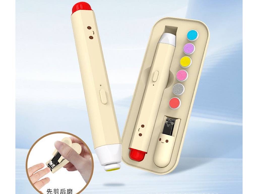 سوهان برقی و ناخن گیر چراغ دار دوکاره