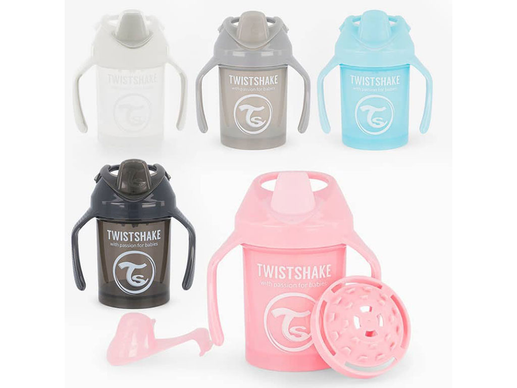 لیوان و آبمیوه خوری دسته دار حجم 230 میلی لیتر TWISTSHAKE