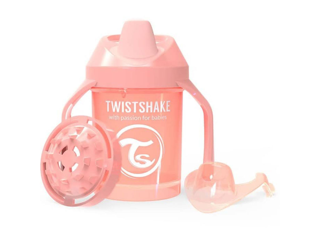 لیوان و آبمیوه خوری دسته دار حجم 230 میلی لیتر TWISTSHAKE