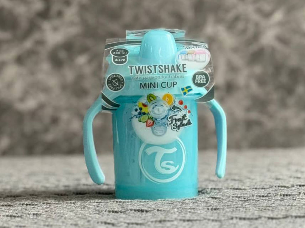 لیوان و آبمیوه خوری دسته دار حجم 230 میلی لیتر TWISTSHAKE