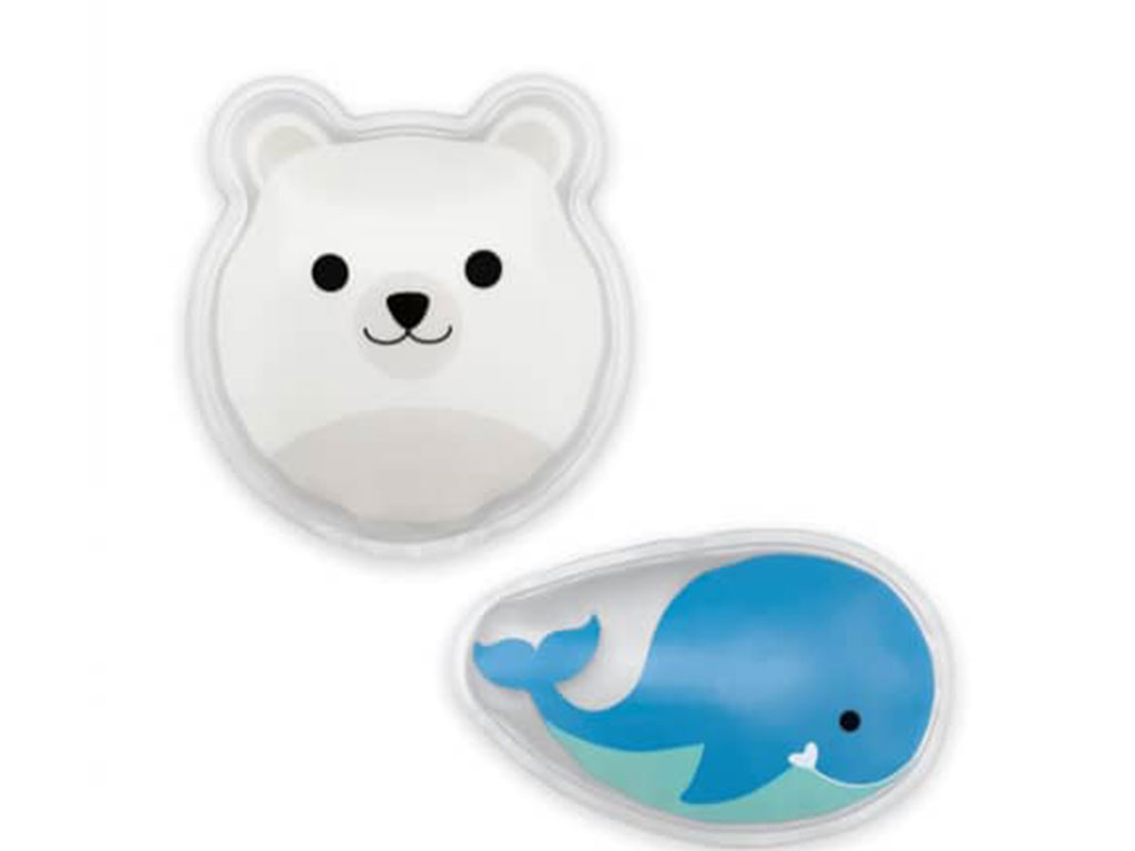 پک کمپرس سرد دو عددی طرح خرس و وال دکتر براون