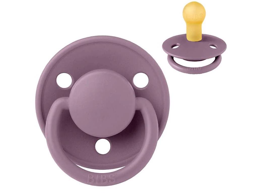 پستانک سری گرد دو عددی نوزادی سایز 1 از بدو تولد BIBS مدل DE LUX