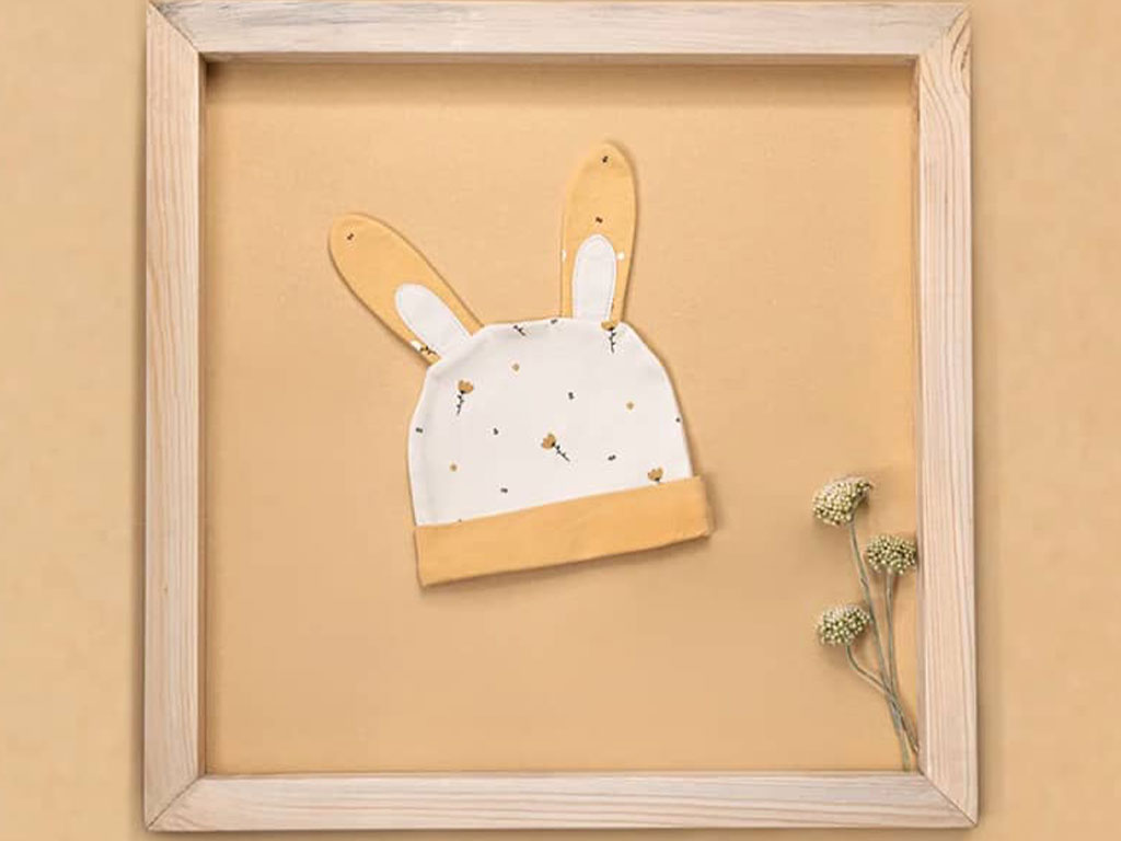 کلاه شیطونی نوزادی دخترانه طرح مرلین نیلی nili