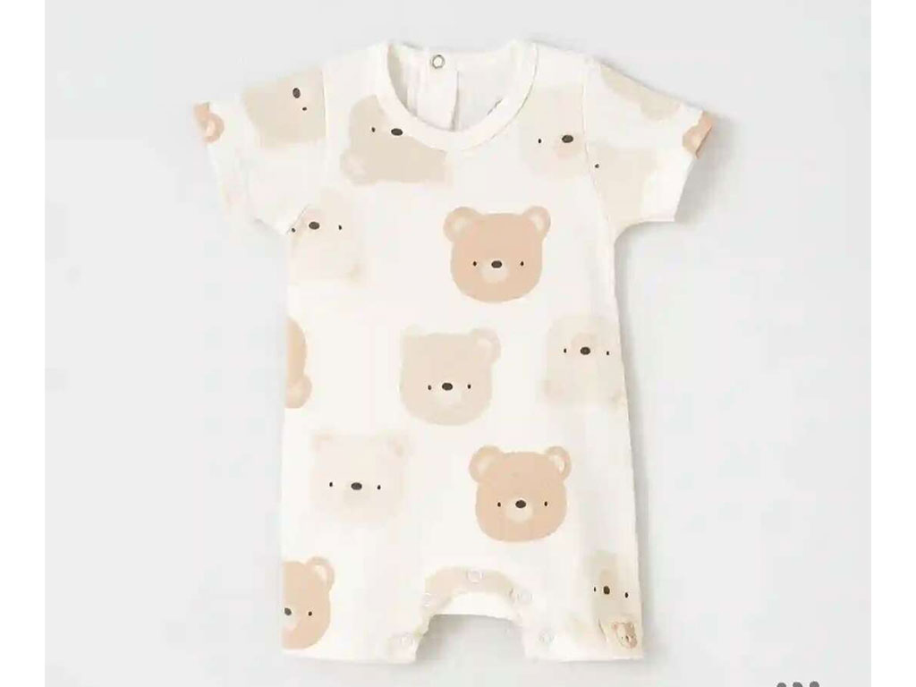 رامپر نوزادی طرح خرس کارامل نیلی nili