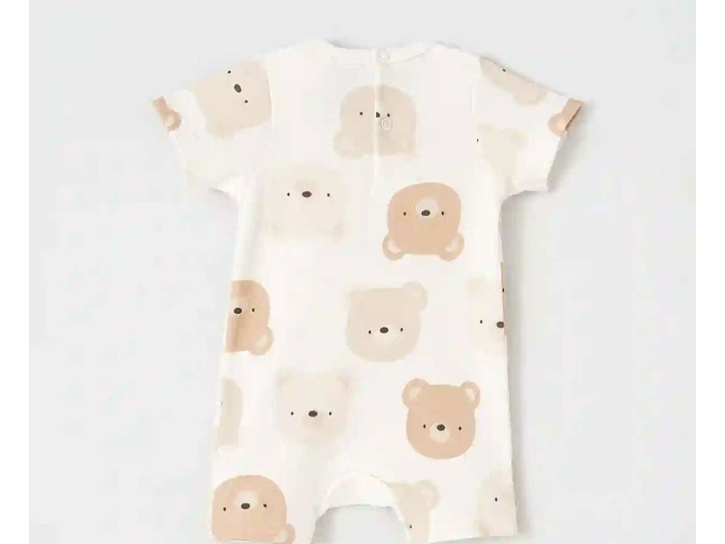 رامپر نوزادی طرح خرس کارامل نیلی nili