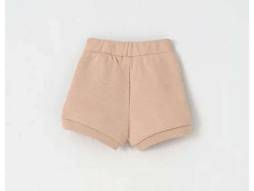 شلوارک (شورت پادار) نوزادی طرح خرس کارامل نیلی nili