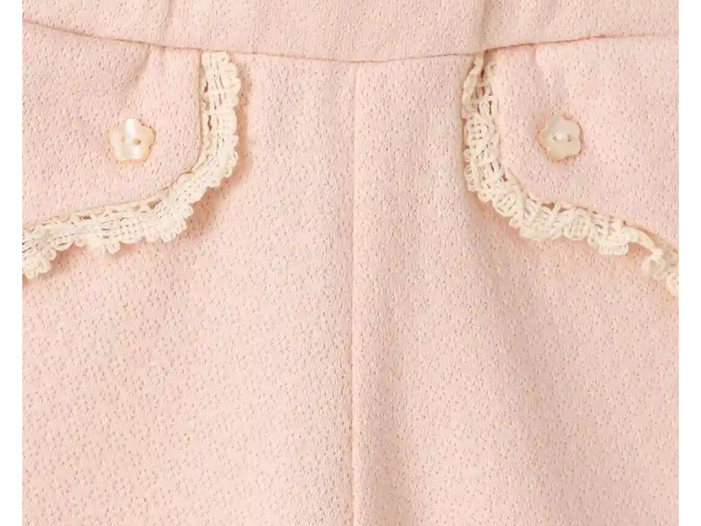 شلوار نوزادی دخترانه رنگ صورتی طرح رافائلا نیلی nili