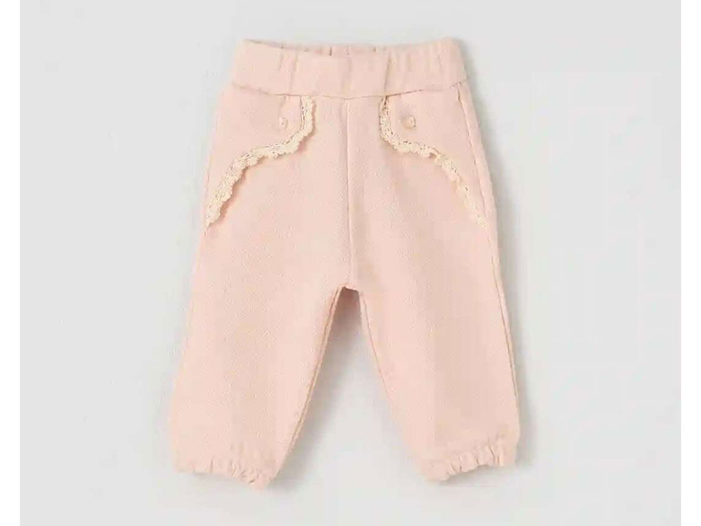 شلوار نوزادی دخترانه رنگ صورتی طرح رافائلا نیلی nili
