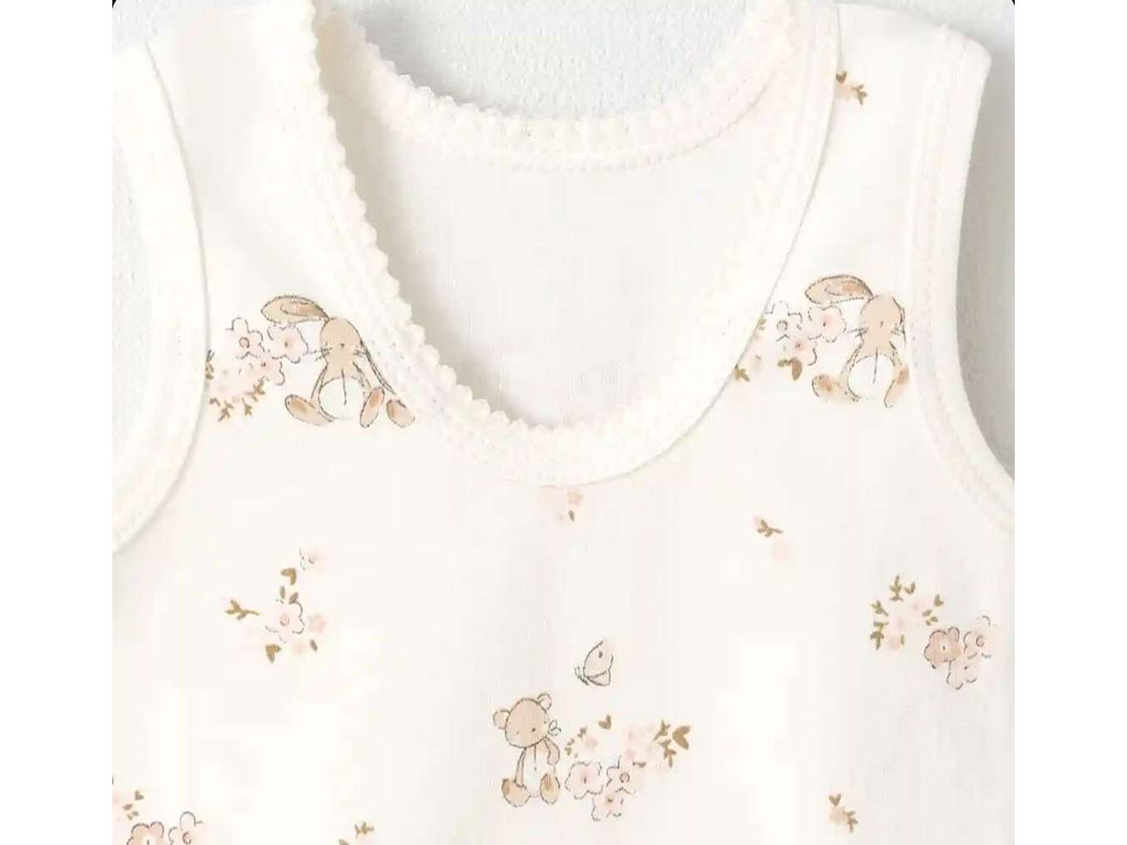 بادی رکابی نوزادی دخترانه طرح رافئلا نیلی nili