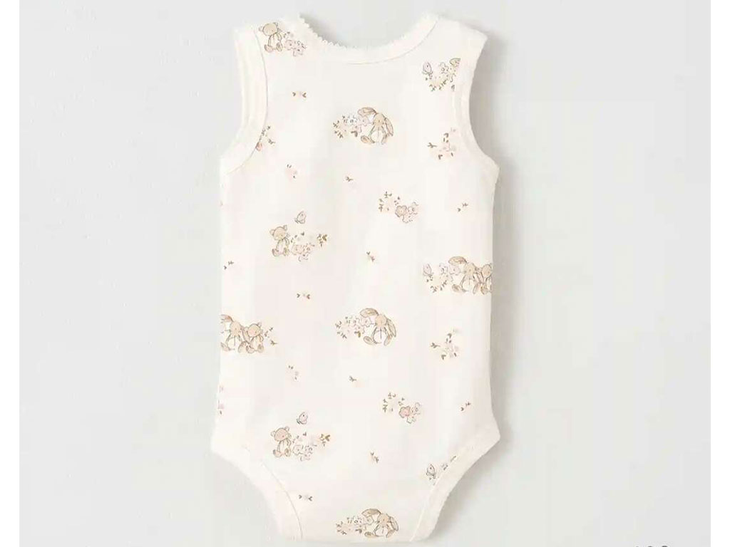 بادی رکابی نوزادی دخترانه طرح رافئلا نیلی nili