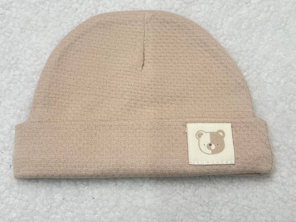 کلاه نوزادی طرح خرس کارامل نیلی nili