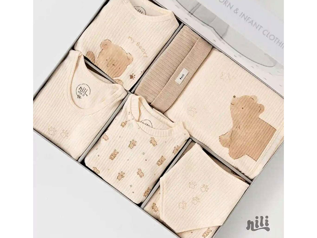 ست بیمارستانی 13 تکه نوزادی طرح خرس ها نیلی NILI