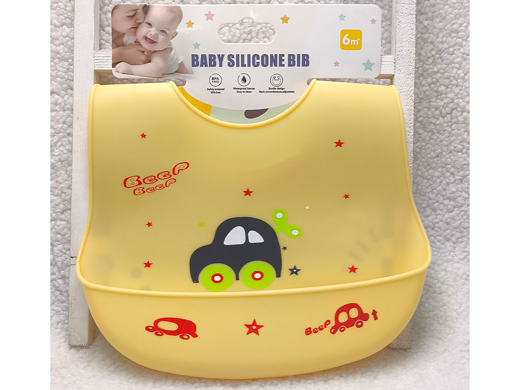 پیشبند کاسه ای سیلیکونی نوزادی طرح دار فانتزی