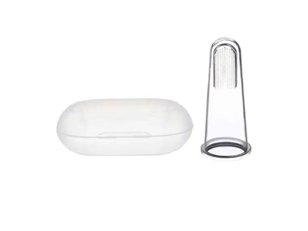 مسواک انگشتی نوزادی سیلیکونی قابدار یومامی umomy