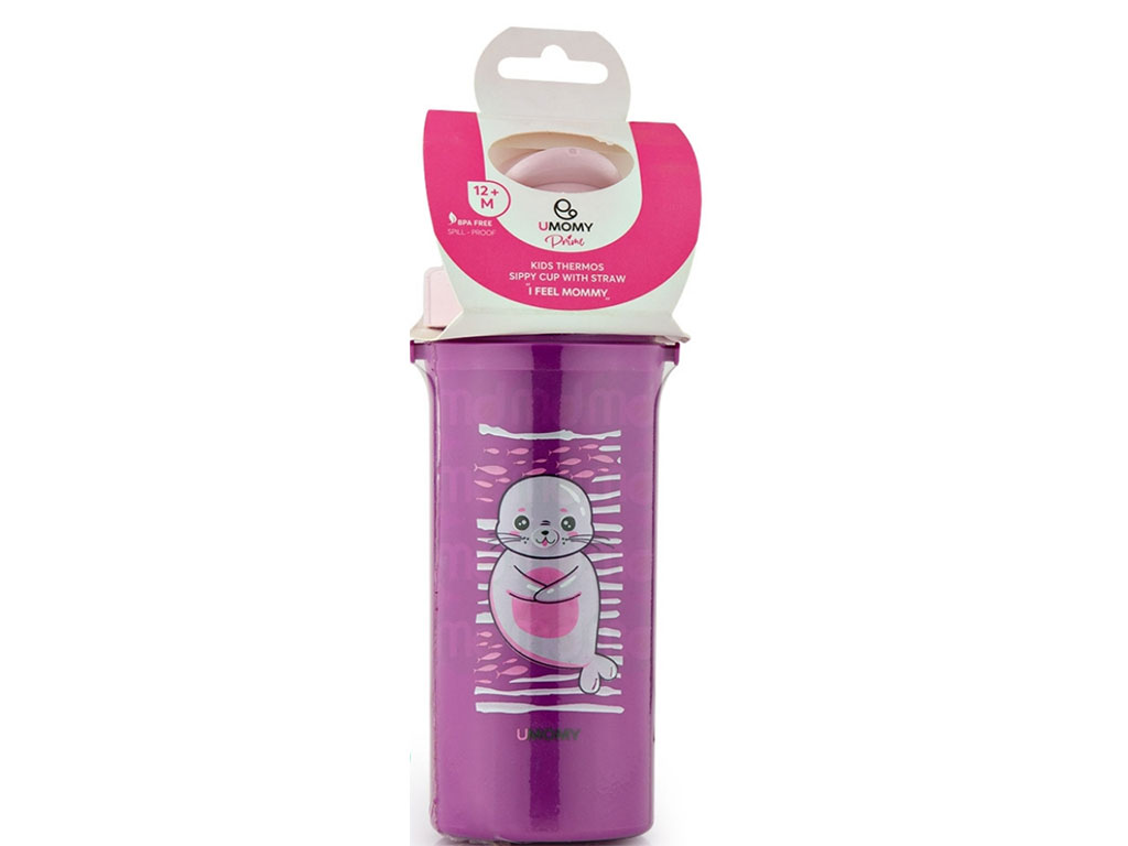 لیوان نی دار 300 میلی لیتر یومامی Umomy