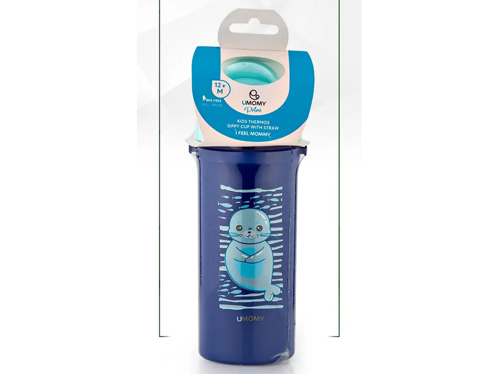 لیوان نی دار 300 میلی لیتر یومامی Umomy