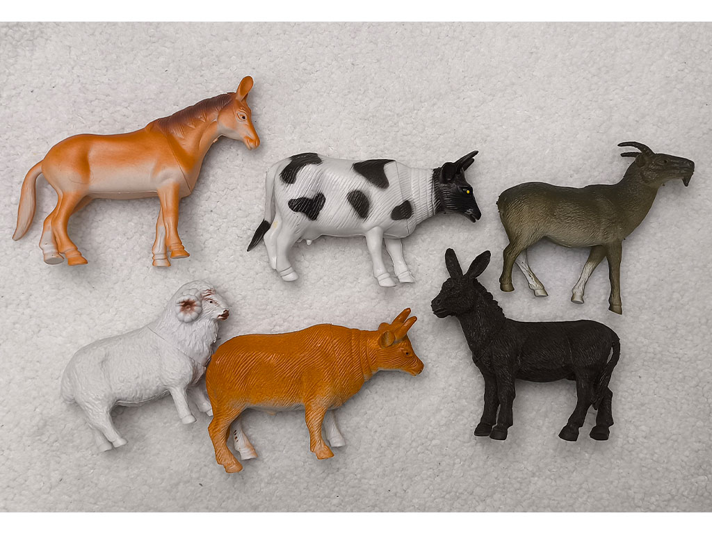 فیگور حیوانات مزرعه من 6 عددی اسباب بازی