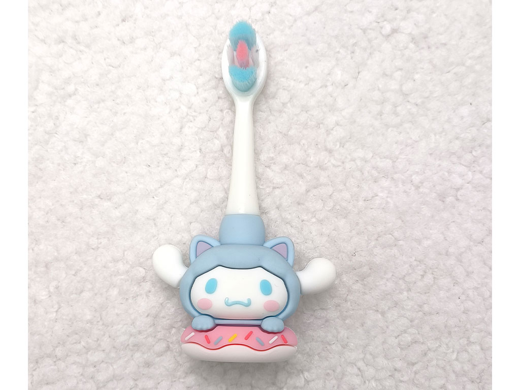 مسواک سیلیکونی عروسکی کودک دارای قاب طرح کرومی