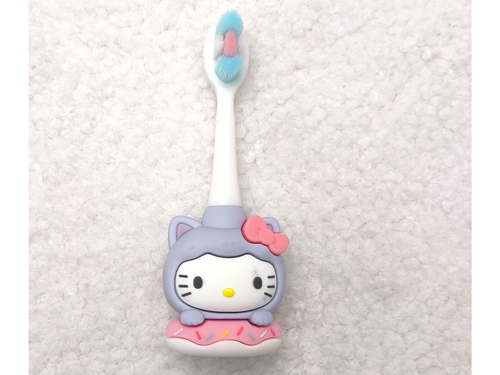 مسواک سیلیکونی عروسکی کودک دارای قاب طرح کرومی