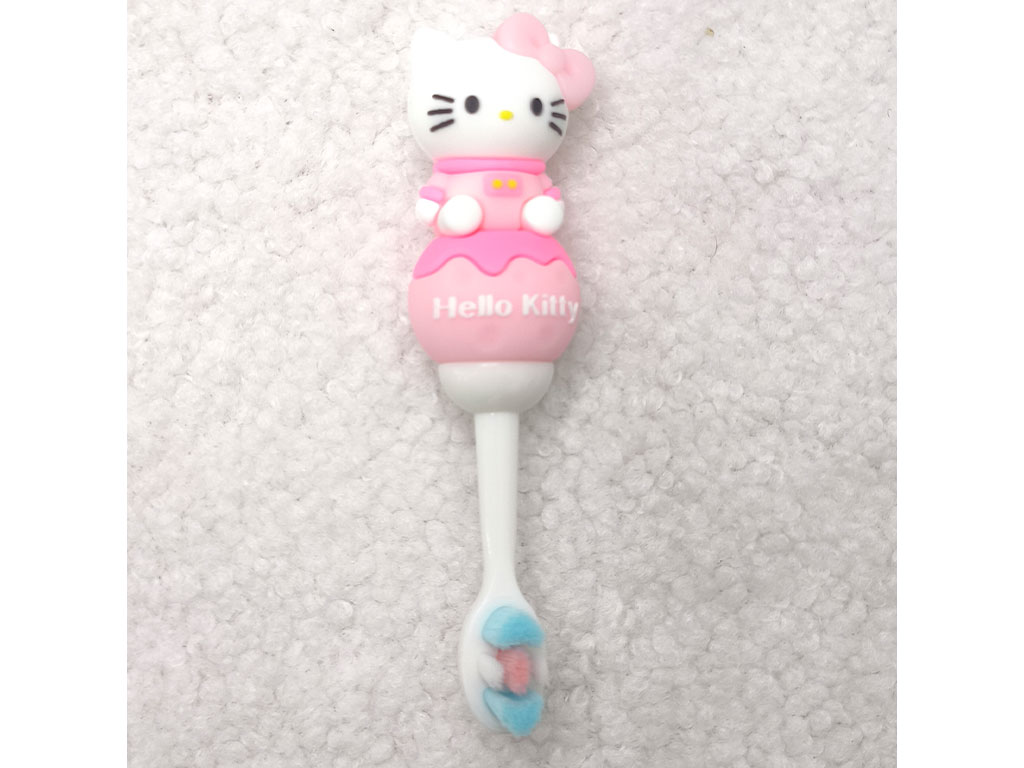 مسواک سیلیکونی عروسکی کودک دارای قاب طرح کرومی و دوستان