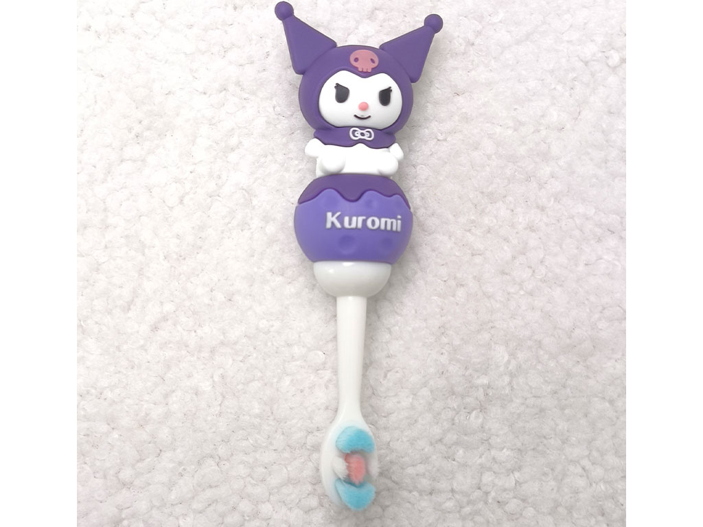 مسواک سیلیکونی عروسکی کودک دارای قاب طرح کرومی و دوستان