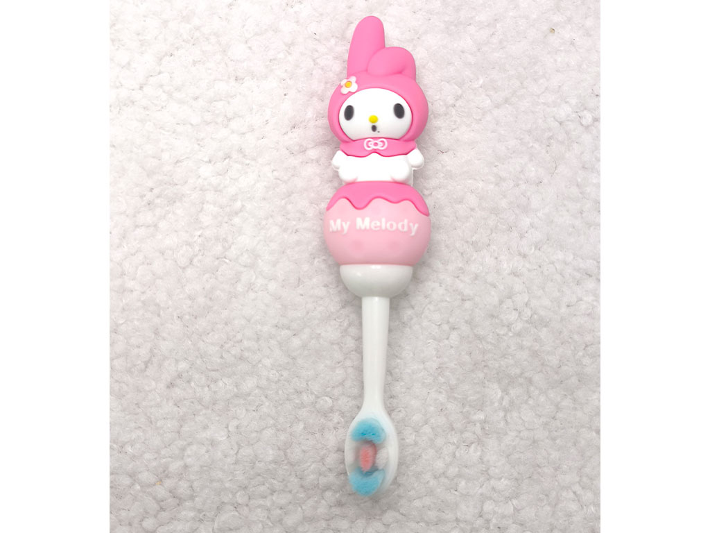 مسواک سیلیکونی عروسکی کودک دارای قاب طرح کرومی و دوستان