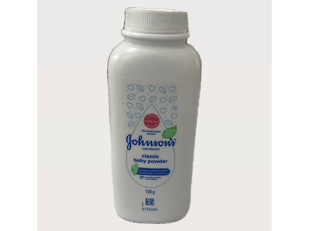 پودر بچه 100 گرمی سفید جانسون johnsons