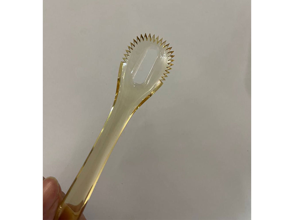 قاشق و پوره خوری سیلیکونی 2 سر دارای قاب