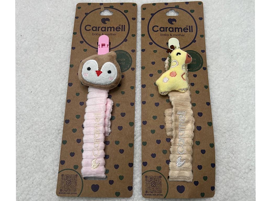 بند پستانک مخملی عروسکی CARAMELL