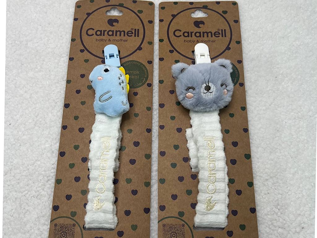 بند پستانک مخملی عروسکی CARAMELL