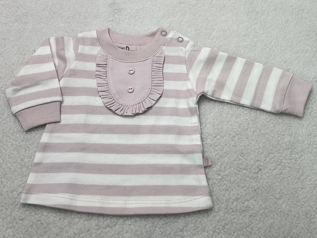 بلوز  آستین بلند نوزادی دخترانه طرح violet دانالو Danaloo