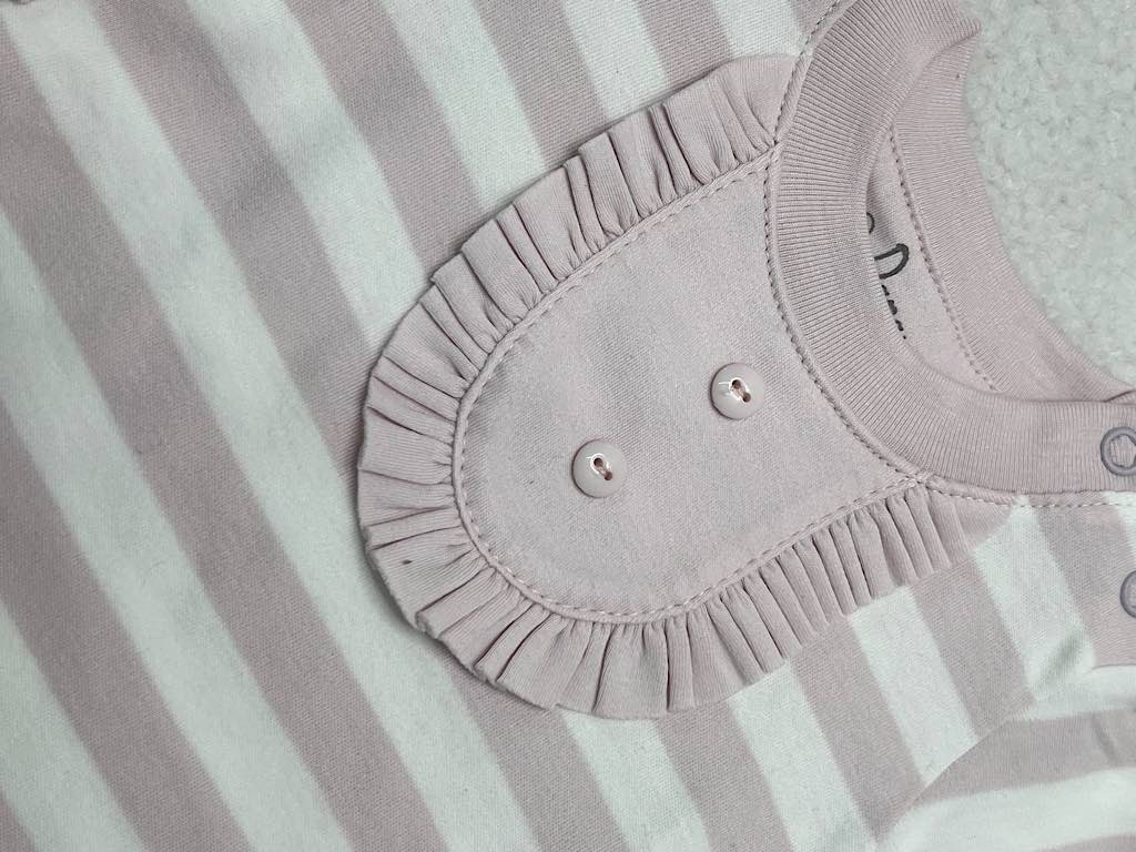 بلوز  آستین بلند نوزادی دخترانه طرح violet دانالو Danaloo